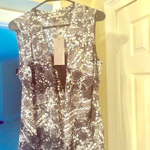 Valencia Lace Print Blouse